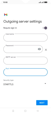 Press the drop down list below 