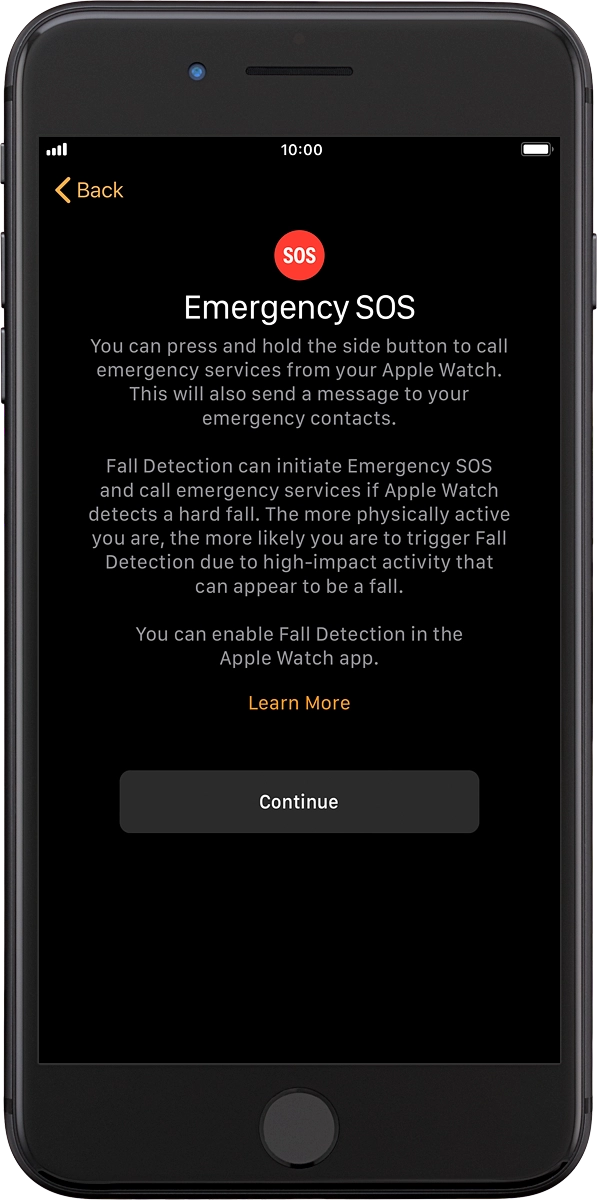On your phone: Press Continue.