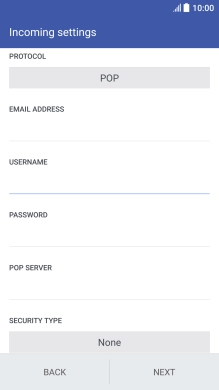 Press the field below 