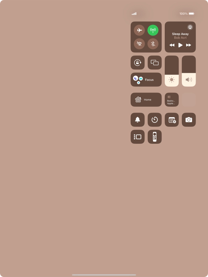 Press the sound mode icon to turn silent mode on or off.
