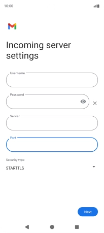 Press the drop down list below 