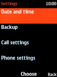 Select Phone settings.
