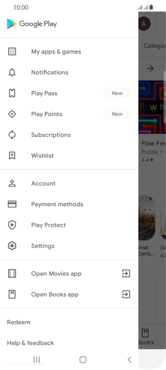 Press My apps & games.