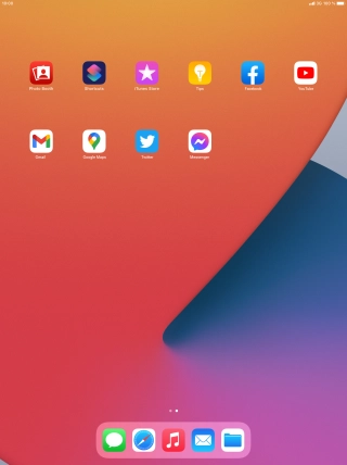 Press and hold the required app.