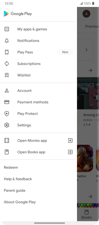 Press My apps & games.