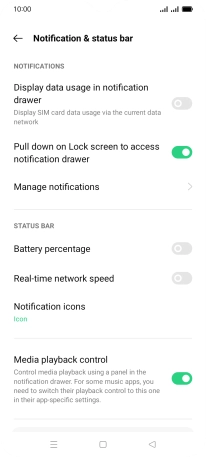 Press Manage notifications.