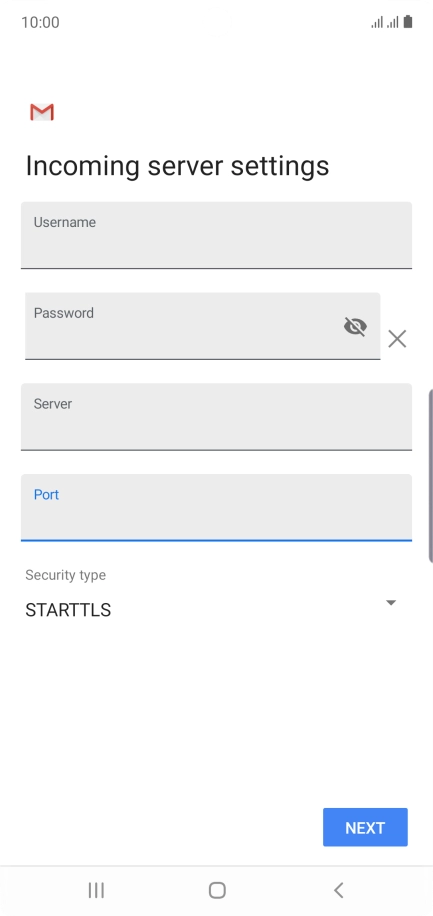 Press the drop down list below 