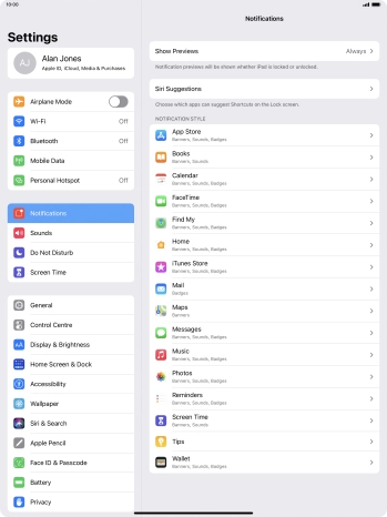 Press Show Previews.