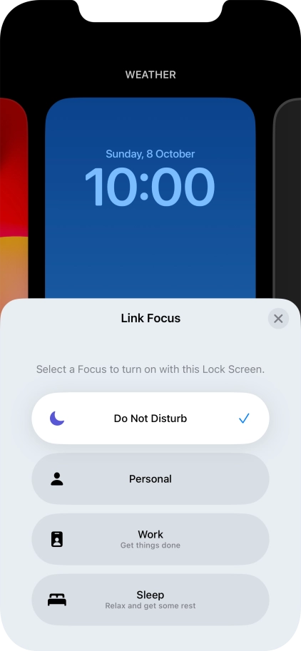 Press the close icon.