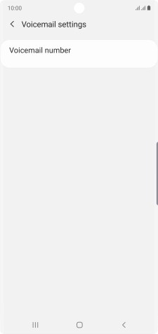 Press Voicemail number.