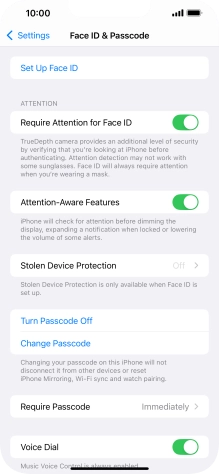 Press Turn Passcode Off and key in the phone lock code. Press Turn Passcode Off and key in the phone lock code.