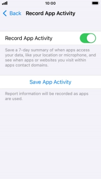 Press Save App Activity.