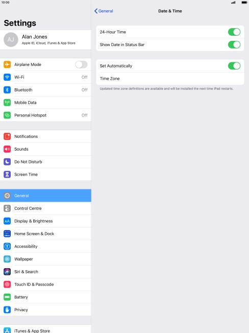 Press the Home key to return to the home screen.