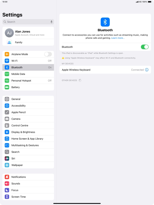 Slide your finger upwards starting from the bottom of the screen to return to the home screen.