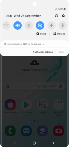 Press Android system. Press Android system.