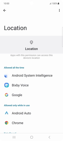 Press the required app.