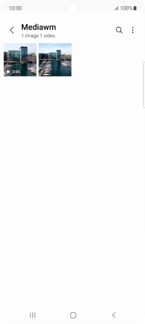 Press and hold any picture or video clip.