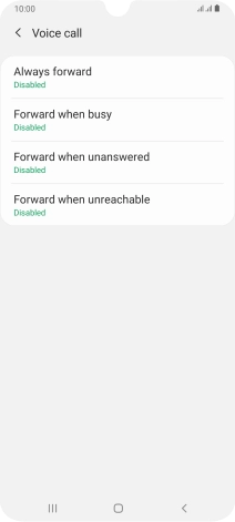 Press the Home key to return to the home screen.