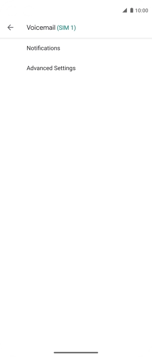 Press Advanced Settings.