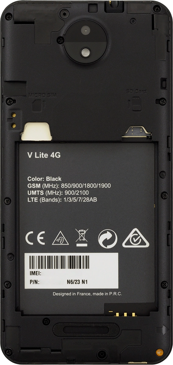 Slide your SIM into the SIM holder.