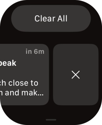 Press the delete icon to remove it.