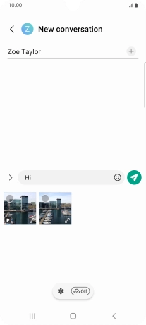 Press the gallery icon and go to the required folder. Press the gallery icon and go to the required folder.