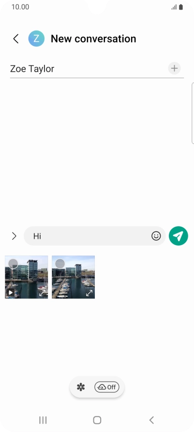 Press the gallery icon and go to the required folder. Press the gallery icon and go to the required folder.