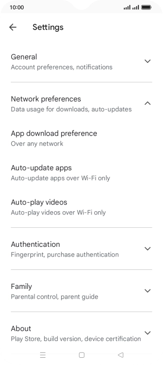 Press Auto-update apps.