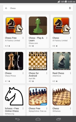 Press the required app.