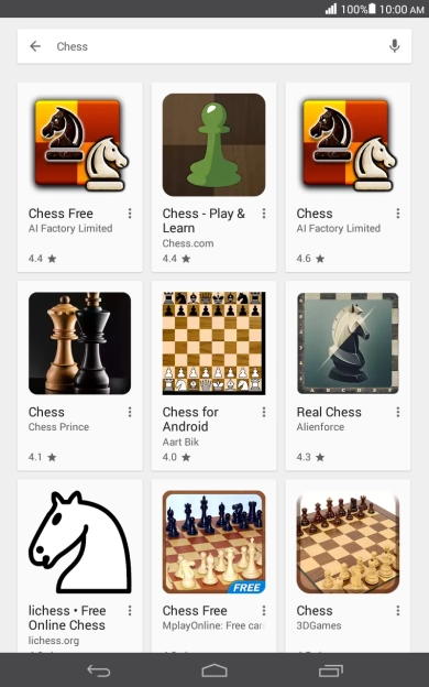 Press the required app.