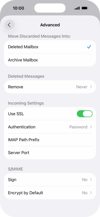 Press Authentication.