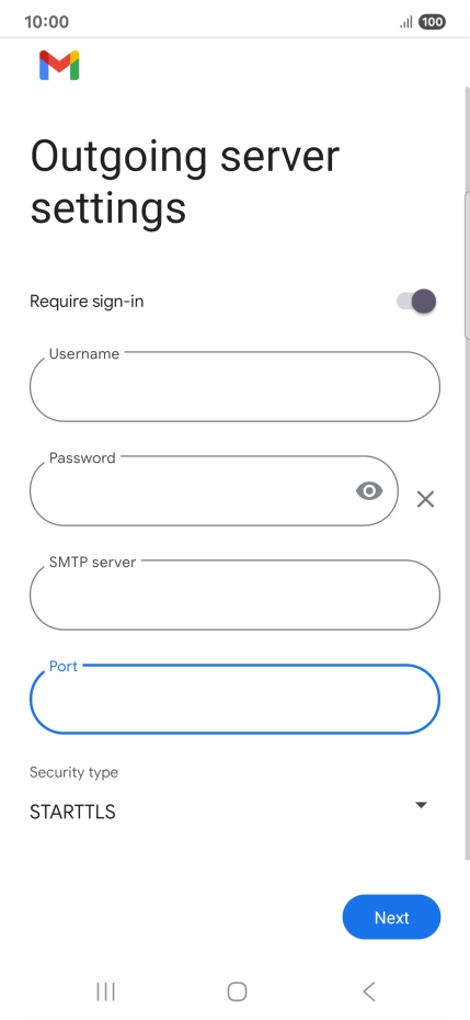 Press the drop down list below 