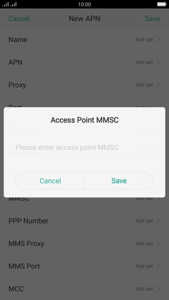 Key in http://pxt.vodafone.net.au/pxtsend and press Save.