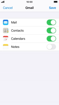 If this screen is displayed, you email account has been recognised and set up automatically. Follow the instructions on the screen to key in more information and finish setting up your phone.