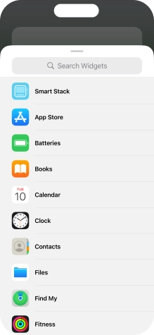 Press Smart Stack.