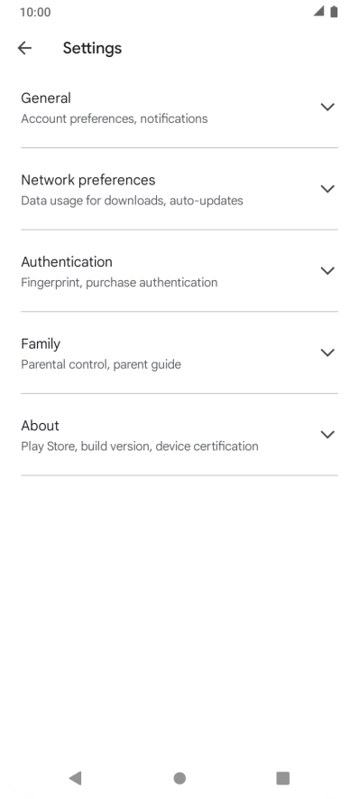 Press Network preferences.