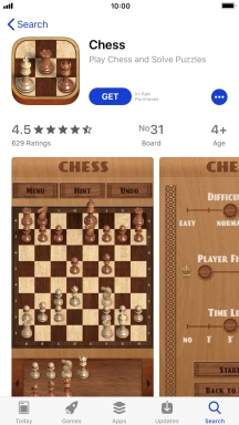 Press GET and follow the instructions on the screen to install the app.