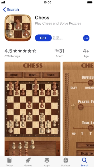 Press GET and follow the instructions on the screen to install the app.