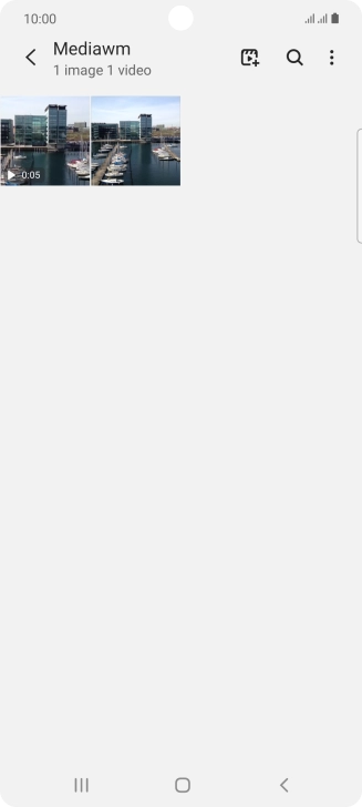Press and hold any picture or video clip.