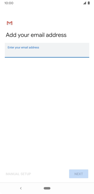 Press the field below 