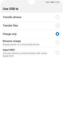 Press Transfer files.
