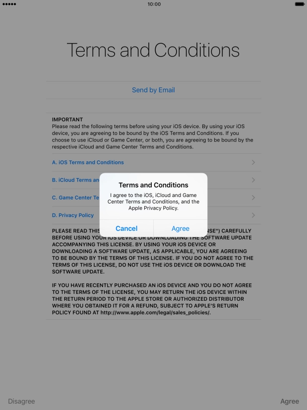 Press Agree. Press Agree.