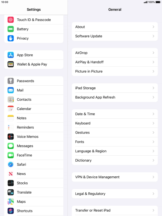 Press Touch ID & Passcode.