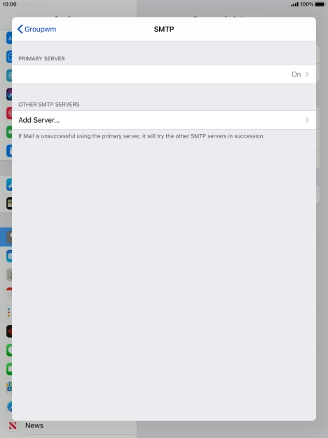 Press the field below 