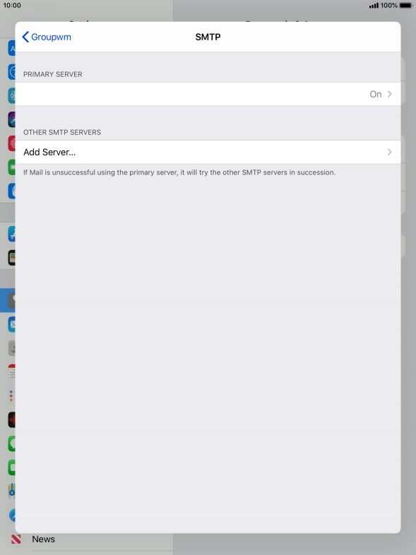 Press the field below 