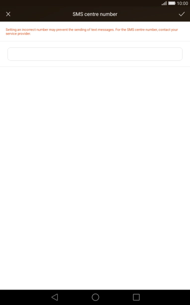 Key in +61415011501 and press the confirm icon.