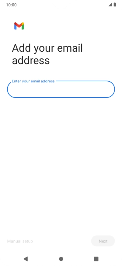 Press the field below 