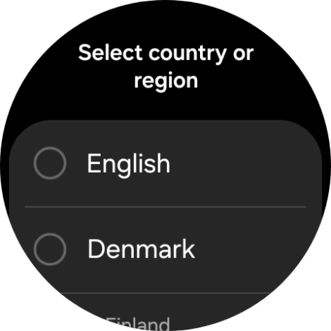 Press the required region.