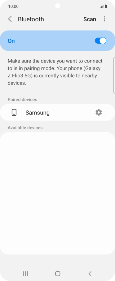 Press the Home key to return to the home screen.