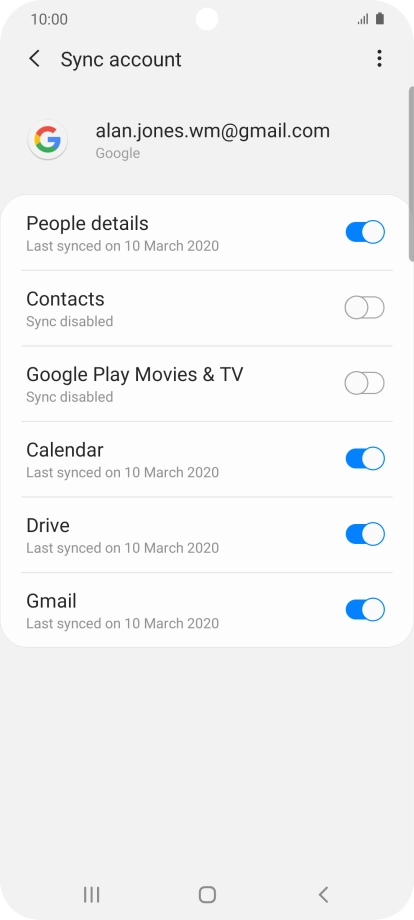 Press the indicator next to Press the indicator next to